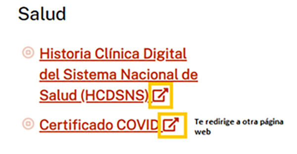 enlaces a otras plataformas